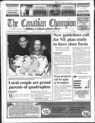 Canadian Champion (Milton, ON), 9 Jan 2001