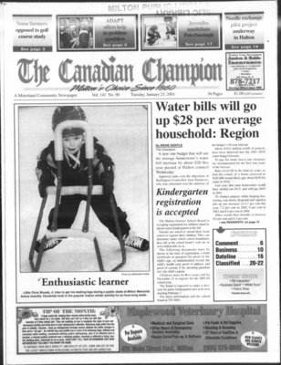 Canadian Champion (Milton, ON), 23 Jan 2001