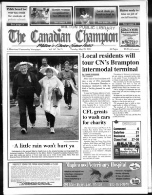 Canadian Champion (Milton, ON), 29 May 2001