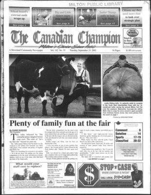 Canadian Champion (Milton, ON), 25 Sep 2001