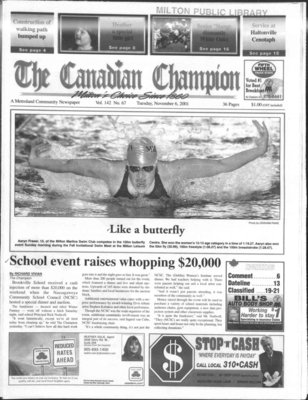 Canadian Champion (Milton, ON), 6 Nov 2001