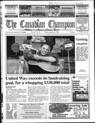 Canadian Champion (Milton, ON), 22 Jan 2002