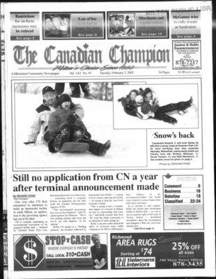 Canadian Champion (Milton, ON), 5 Feb 2002