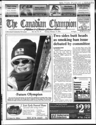 Canadian Champion (Milton, ON), 19 Feb 2002