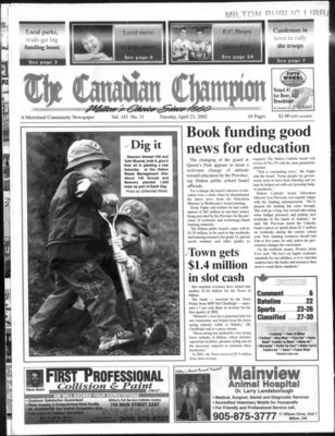 Canadian Champion (Milton, ON), 23 Apr 2002