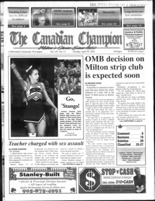 Canadian Champion (Milton, ON), 30 Apr 2002