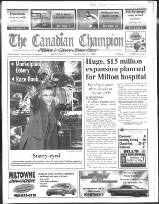 Canadian Champion (Milton, ON), 21 May 2002