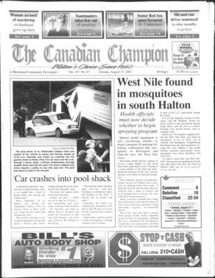 Canadian Champion (Milton, ON), 27 Aug 2002