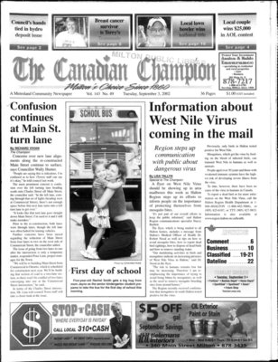 Canadian Champion (Milton, ON), 3 Sep 2002