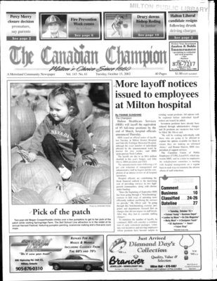 Canadian Champion (Milton, ON), 15 Oct 2002