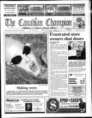 Canadian Champion (Milton, ON), 5 Nov 2002