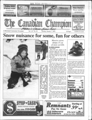 Canadian Champion (Milton, ON), 7 Jan 2003