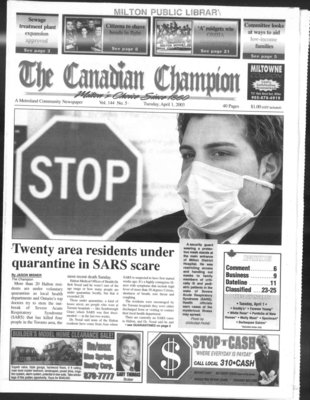 Canadian Champion (Milton, ON), 1 Apr 2003