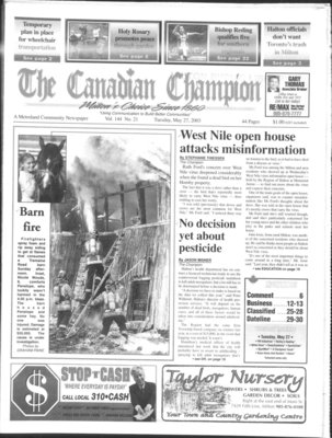 Canadian Champion (Milton, ON), 27 May 2003