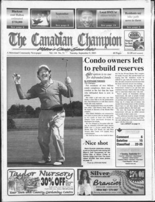 Canadian Champion (Milton, ON), 9 Sep 2003