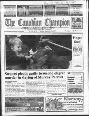 Canadian Champion (Milton, ON), 30 Sep 2003