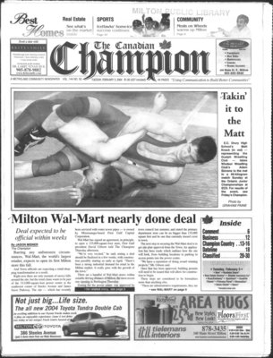 Canadian Champion (Milton, ON), 3 Feb 2004