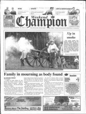 Canadian Champion (Milton, ON), 30 Apr 2004