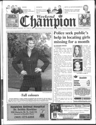 Canadian Champion (Milton, ON), 22 Oct 2004