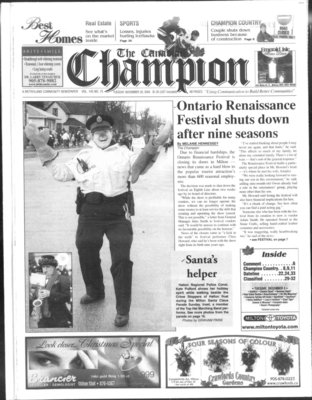 Canadian Champion (Milton, ON), 30 Nov 2004