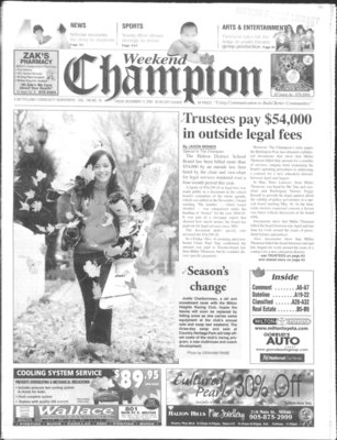 Canadian Champion (Milton, ON), 11 Nov 2005