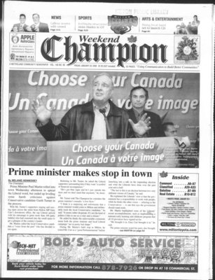 Canadian Champion (Milton, ON), 20 Jan 2006