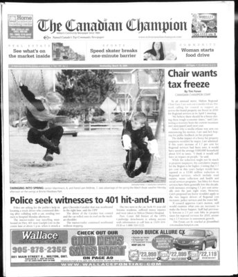 Canadian Champion (Milton, ON), 18 Mar 2009