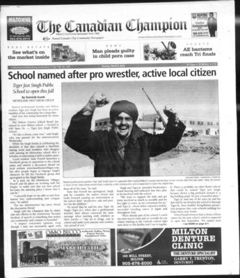 Canadian Champion (Milton, ON), 9 Mar 2010