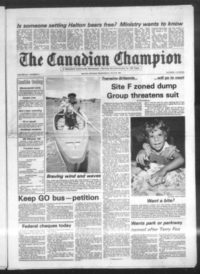 Canadian Champion (Milton, ON), 29 Jul 1981