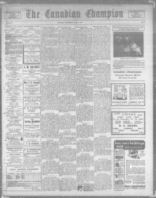 Canadian Champion (Milton, ON), 4 May 1933