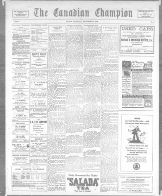 Canadian Champion (Milton, ON), 20 Sep 1934