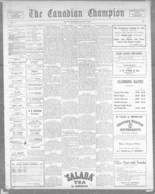 Canadian Champion (Milton, ON), 9 Jan 1936