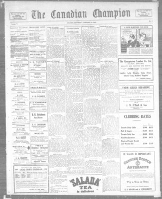 Canadian Champion (Milton, ON), 23 Jan 1936