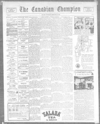 Canadian Champion (Milton, ON), 27 Feb 1936