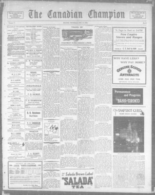 Canadian Champion (Milton, ON), 10 Dec 1936