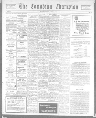Canadian Champion (Milton, ON), 25 Mar 1937