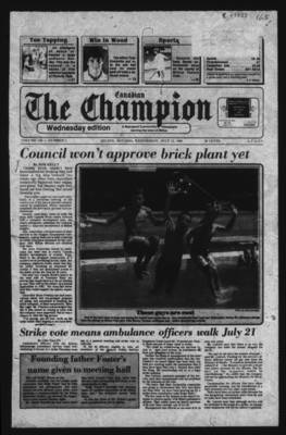 Canadian Champion (Milton, ON), 13 Jul 1988