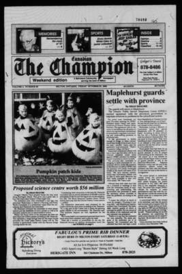 Canadian Champion (Milton, ON), 27 Oct 1989