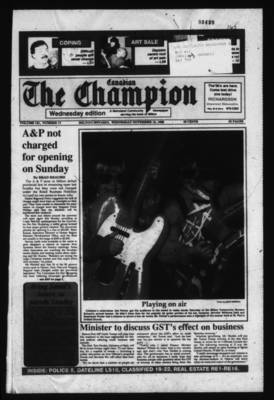 Canadian Champion (Milton, ON), 15 Nov 1989