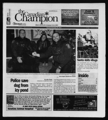 Canadian Champion (Milton, ON), 25 Dec 2014