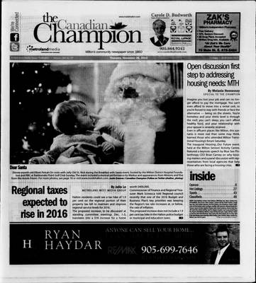 Canadian Champion (Milton, ON), 26 Nov 2015