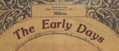 Milton: The Early Days