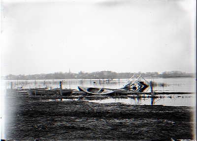 Spring Freshet. Boats