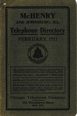 1911 February - McHenry Telephone Directory