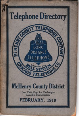 1919 February - McHenry Telephone Directory