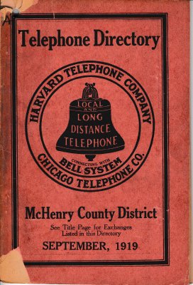 1919 September - McHenry County District Telephone Directory