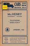 1933 January - McHenry Telephone Directory