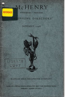 1948 January - McHenry Telephone Directory