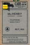 1933 July - McHenry Telephone Directory