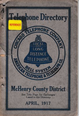 1917 April - McHenry Telephone Directory